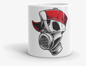 Skull Gas Mask Mug - Coffee Cup, HD Png Download, Transparent PNG