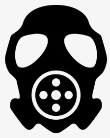 Gas Mask Attack Face - Transparent Gasmask Clipart, HD Png Download, Transparent PNG