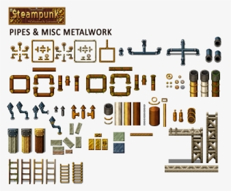 [​img] - Steampunk Pixel, HD Png Download, Transparent PNG