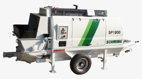 Trailer Mounted Concrete Pump - Schwing Stetter Sp 1800, HD Png Download, Transparent PNG