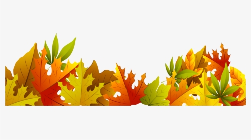 Transparent Autumn Clip Art - Borders Fall Leaves Png, Png Download, Transparent PNG