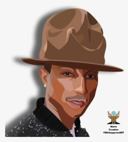 Transparent Pharrell Hat Png - Pharrell Vector, Png Download, Transparent PNG