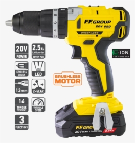 Drill - Ff Group Power Tools, HD Png Download, Transparent PNG