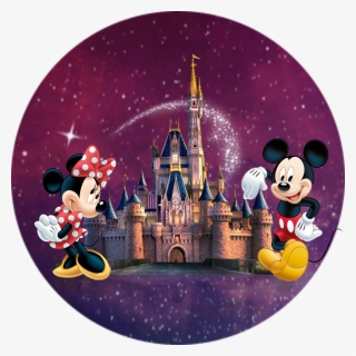 #disney #castle #disneycastle #disneyworkd #mickey - Mickey Minnie Disney Castle, HD Png Download, Transparent PNG