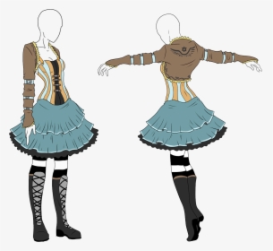 Outfit Drawing Steampunk Huge Freebie Download For - Outfit Adopt, HD Png Download, Transparent PNG