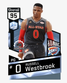 95 Overall Russell Westbrook - James Harden 99 Overall, HD Png Download, Transparent PNG