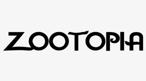 Zootopia Logo Black And White, HD Png Download, Transparent PNG