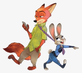 Zootopia Hand Drawn, HD Png Download, Transparent PNG