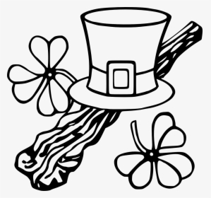 Leprechaun Hat Black And White Clipart - Don T Drink And Drive St Patricks Day, HD Png Download, Transparent PNG