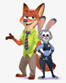 Newspaper Issue 549 Nick And Judy - Zootopia Club Penguin, HD Png Download, Transparent PNG