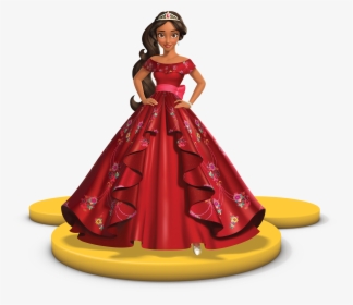Black Disney Princess In Red Dress, HD Png Download, Transparent PNG