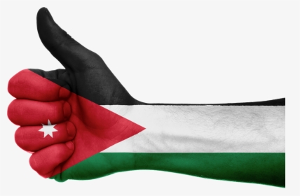 Jordan Flag Thumbs Up, HD Png Download, Transparent PNG