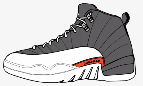 Jordan Vector Sneakers Shoe Sneaker Clip Art Free Transparent - Clip Art Jordans, HD Png Download, Transparent PNG