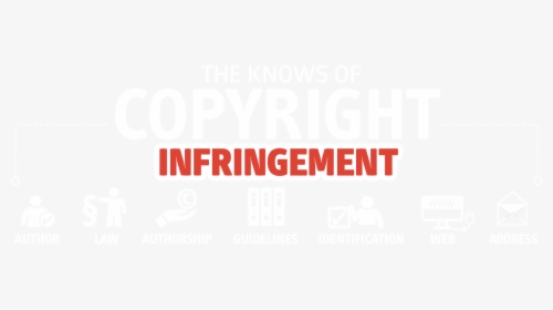 The Knows Of Copyright Infringement - Copyright Infringement, HD Png Download, Transparent PNG