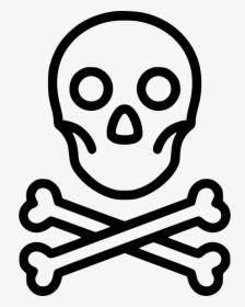 Toxic Clipart Skull Bone - Animal Skull And Crossbones, HD Png Download, Transparent PNG