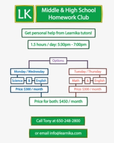 High School Homework Club, HD Png Download, Transparent PNG