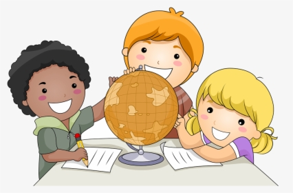 Free Png Of Child Doing Homework - Kids Learning Clipart, Transparent Png, Transparent PNG