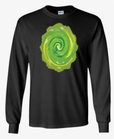 Rick And Morty Portal Rickauto Shirt - Long-sleeved T-shirt, HD Png Download, Transparent PNG