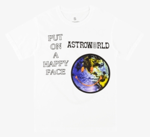 Happy Face T Shirt Astroworld Shirt, HD Png Download, Transparent PNG