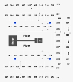 Royal Farms Arena Seating Chart With Seat Numbers, HD Png Download, Transparent PNG