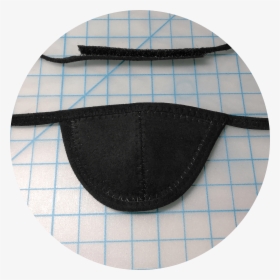 Black Custom Right Eye Patch - Leather, HD Png Download, Transparent PNG