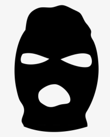 Transparent Thief Clipart - White Ski Mask Png, Png Download ...