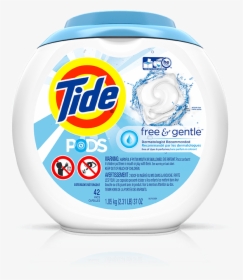 Tide Pods Free And Gentle Laundry Detergent Comes In - Tide Pod Clean And Fresh, HD Png Download, Transparent PNG