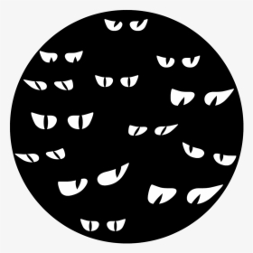 Evil Eyes - Gam Gobo Pattern Halloween Eyes, HD Png Download, Transparent PNG