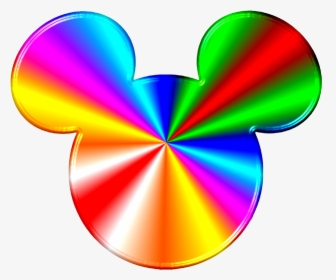 Mickey Mouse Symbol Png - Colorful Mickey Mouse Head, Transparent Png, Transparent PNG