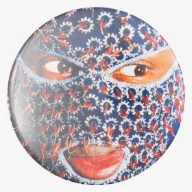 Nick Cave Ski Mask Art Button Museum - Carving, HD Png Download, Transparent PNG