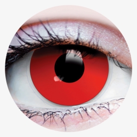 Primal®red Evil Eye Halloween Costume Contact Lenses-close - Eye Iris Halloween Yellow, HD Png Download, Transparent PNG