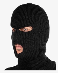 Balaclava, Mask Png - Bank Robber Wearing Ski Mask, Transparent Png, Transparent PNG
