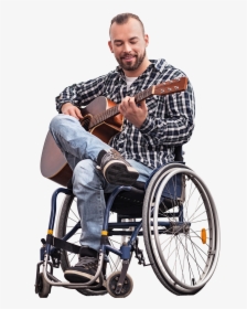 Wheelchair Png - Person In Wheelchair Png, Transparent Png, Transparent PNG