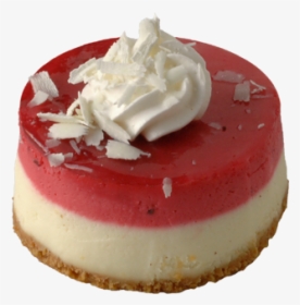 White Chocolate Raspberry Cheesecake - Mini Cheese Cake Transparent, HD Png Download, Transparent PNG