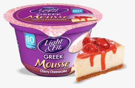 Cherry Cheesecake Nonfat Yogurt Mousse, HD Png Download, Transparent PNG