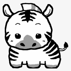 Transparent Zebra Png - Cartoon Cute Simple Zebra, Png Download, Transparent PNG