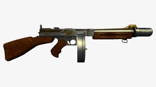 Scarce Gun Png - Bioshock 2 Tommy Gun, Transparent Png, Transparent PNG