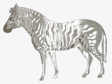 Horse,neck,pack Animal - Blue Zebra Png, Transparent Png, Transparent PNG