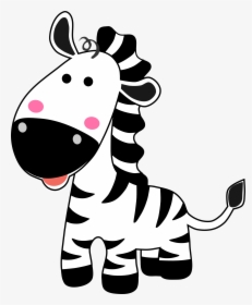 Transparent Zebras Clipart - Baby Zebra Clip Art Free, HD Png Download, Transparent PNG