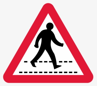 Traffic Signs Pedestrian Crossing, HD Png Download, Transparent PNG