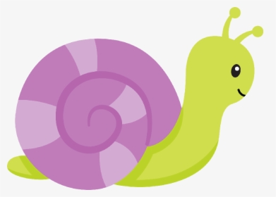 Jardim Minus Animais I - Cute Baby Snail Clipart, HD Png Download, Transparent PNG