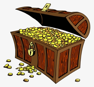 Transparent Treasure Pile Png - Transparent Treasure Chest Clipart, Png Download, Transparent PNG