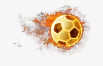 #football #gold #goldenfootball #footballfire #fireball - Soccer Ball With Flames Png, Transparent Png, Transparent PNG