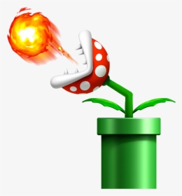 Mario Bros Clipart Mario Pipe - Super Mario Fire Plant, HD Png Download, Transparent PNG