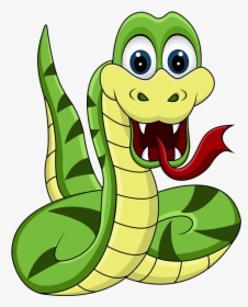 Ohmygawd, We Ve Found A Snake Now What Do - Cartoon Snake, HD Png Download, Transparent PNG