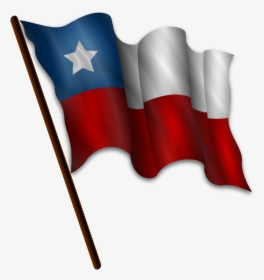 Free Clipart American Flag Waving Clipartsco - Chile Flag Png, Transparent Png, Transparent PNG