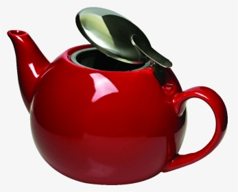 Oxford Ceramic Teapot Side View With Lid Open - Teapot, HD Png Download, Transparent PNG