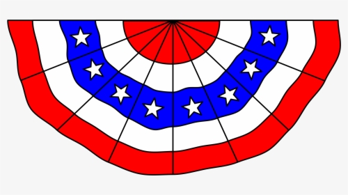 American Flag Bunting Clip Arts - American Flag Bunting Clip Art, HD Png Download, Transparent PNG
