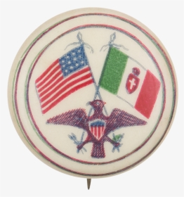 Usa And Italy Event Button Museum - Cross-stitch, HD Png Download, Transparent PNG