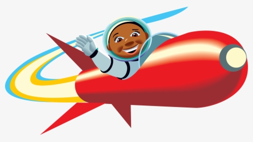 Cartoon Red Space Shuttle Clipart - Rockets Clipart, HD Png Download, Transparent PNG